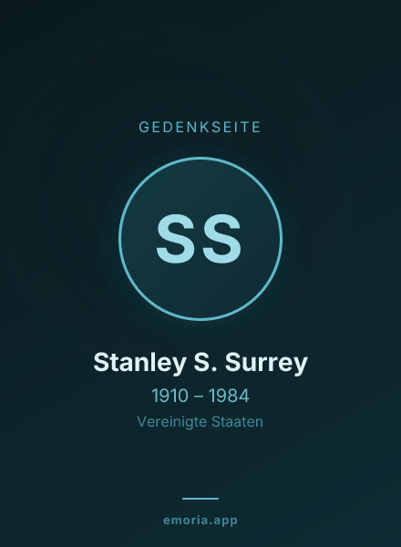 Gedenkportrait von Stanley S. Surrey