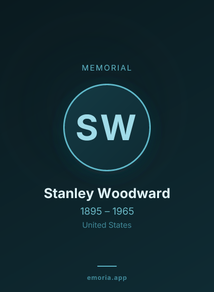 Memorial portrait of Stanley Woodward