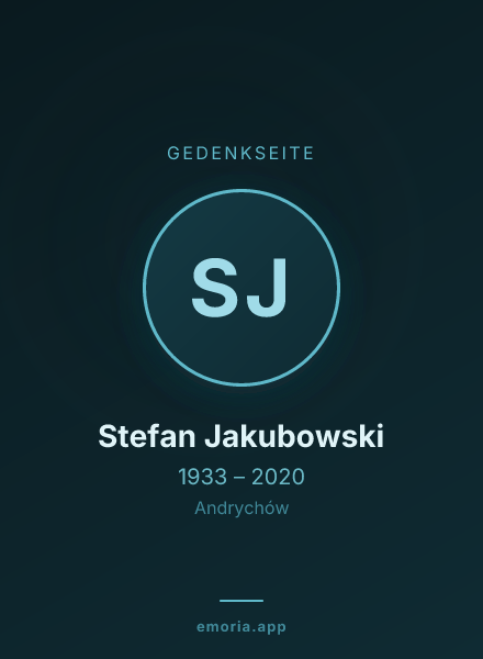 Gedenkportrait von Stefan Jakubowski