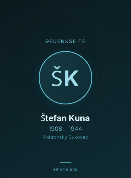 Gedenkportrait von Štefan Kuna