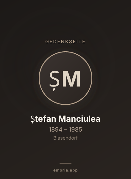 Gedenkportrait von Ștefan Manciulea