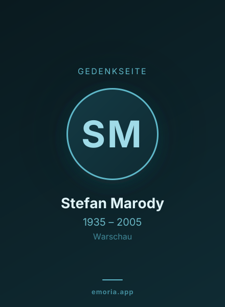 Gedenkportrait von Stefan Marody