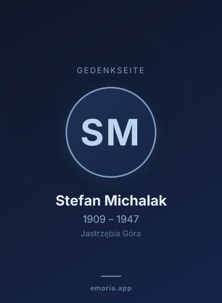 Gedenkportrait von Stefan Michalak