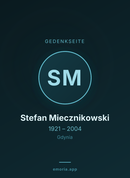 Gedenkportrait von Stefan Miecznikowski