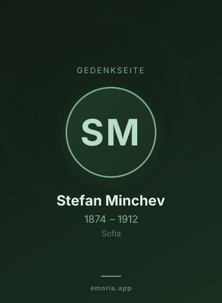 Gedenkportrait von Stefan Minchev