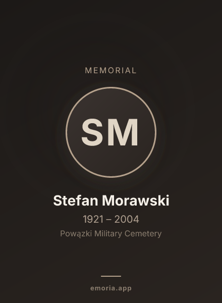 Memorial portrait of Stefan Morawski