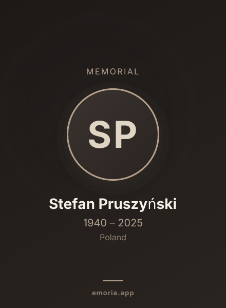 Memorial portrait of Stefan Pruszyński