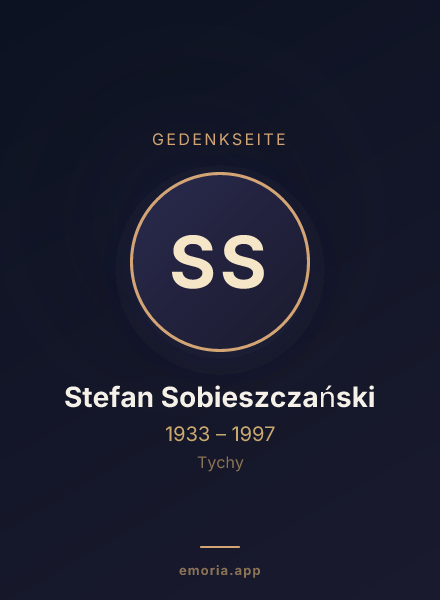 Gedenkportrait von Stefan Sobieszczański