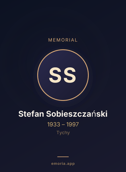 Memorial portrait of Stefan Sobieszczański