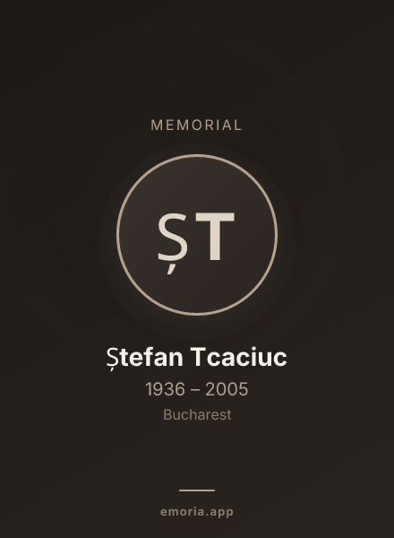 Memorial portrait of Ștefan Tcaciuc