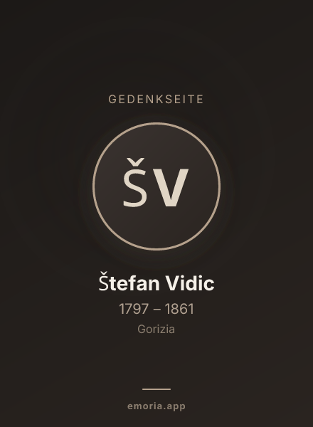 Gedenkportrait von Štefan Vidic