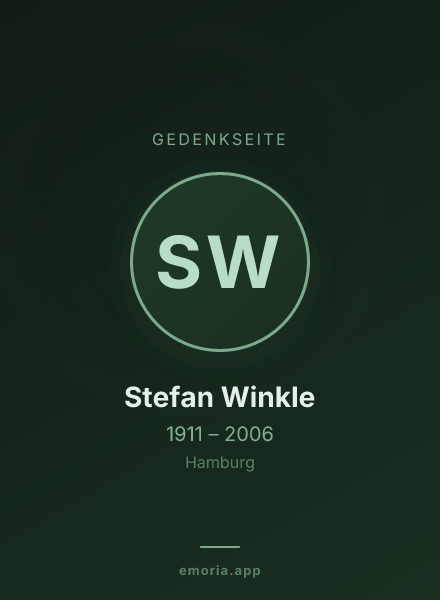 Gedenkportrait von Stefan Winkle