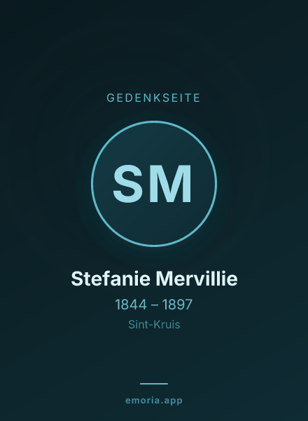 Gedenkportrait von Stefanie Mervillie