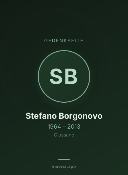 Gedenkportrait von Stefano Borgonovo