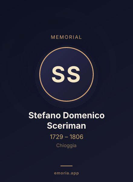 Memorial portrait of Stefano Domenico Sceriman