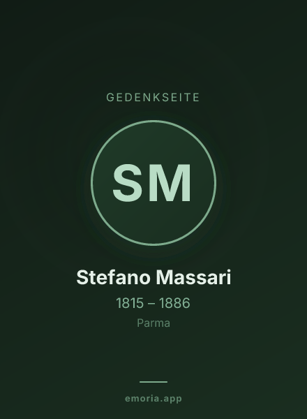 Gedenkportrait von Stefano Massari