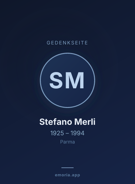 Gedenkportrait von Stefano Merli