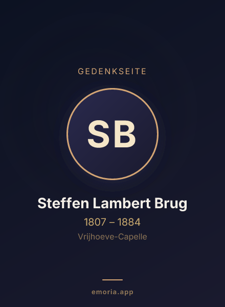 Gedenkportrait von Steffen Lambert Brug