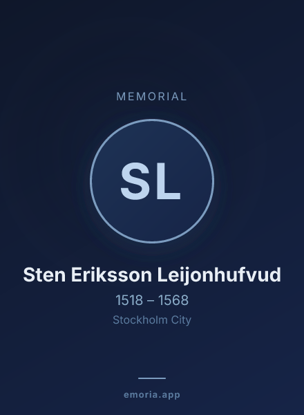 Memorial portrait of Sten Eriksson Leijonhufvud
