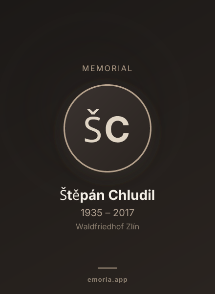 Memorial portrait of Štěpán Chludil