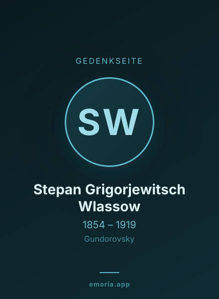 Gedenkportrait von Stepan Grigorjewitsch Wlassow