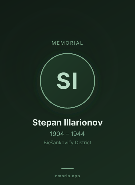 Memorial portrait of Stepan Illarionov