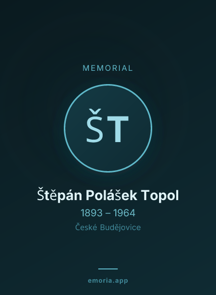 Memorial portrait of Štěpán Polášek Topol