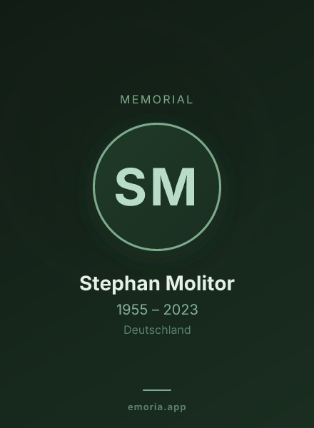 Memorial portrait of Stephan Molitor