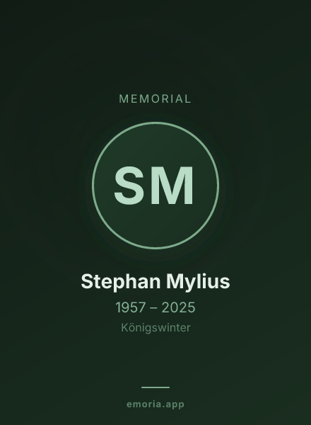 Memorial portrait of Stephan Mylius