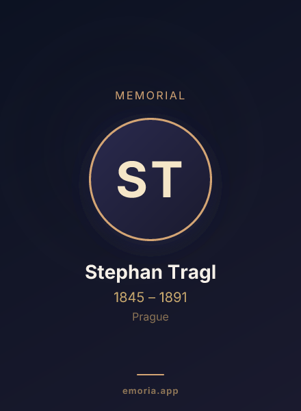 Memorial portrait of Stephan Tragl
