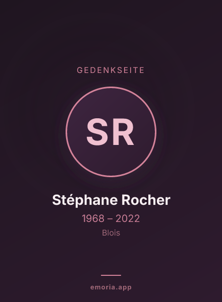 Gedenkportrait von Stéphane Rocher