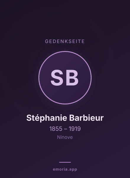Gedenkportrait von Stéphanie Barbieur