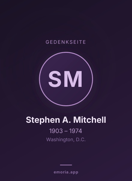 Gedenkportrait von Stephen A. Mitchell