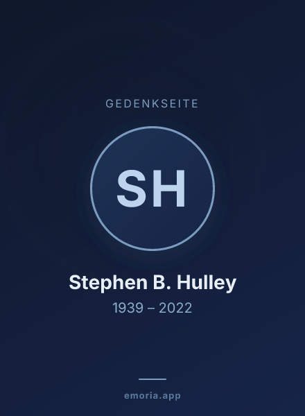 Gedenkportrait von Stephen B. Hulley