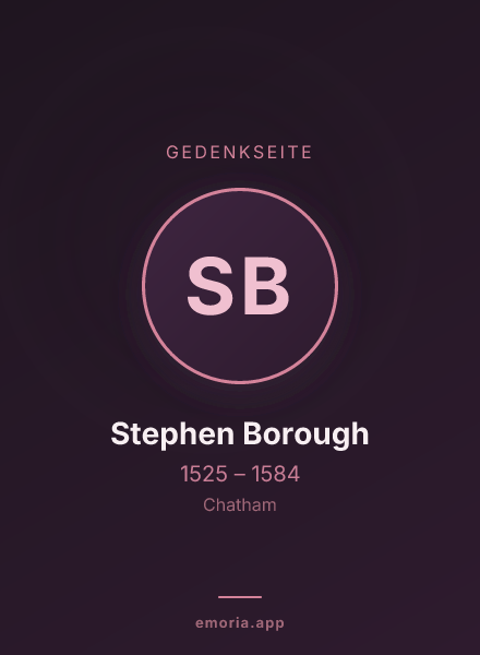 Gedenkportrait von Stephen Borough