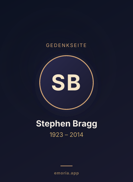 Gedenkportrait von Stephen Bragg