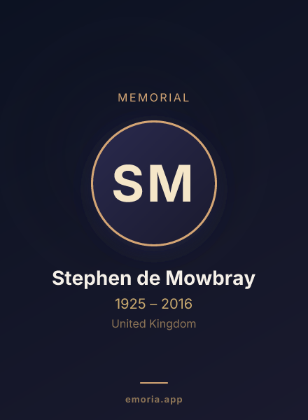 Memorial portrait of Stephen de Mowbray