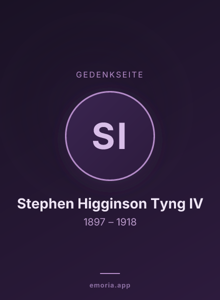 Gedenkportrait von Stephen Higginson Tyng IV