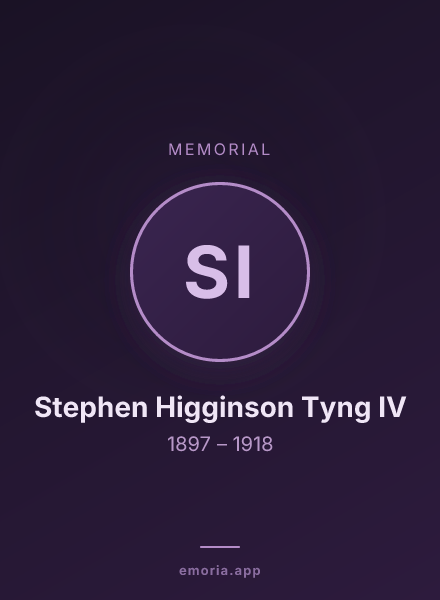 Memorial portrait of Stephen Higginson Tyng IV