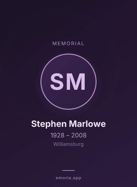 Memorial portrait of Stephen Marlowe