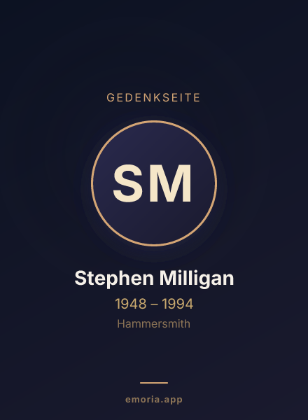 Gedenkportrait von Stephen Milligan
