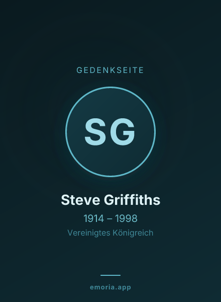 Gedenkportrait von Steve Griffiths