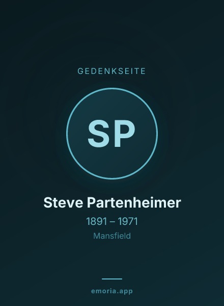 Gedenkportrait von Steve Partenheimer