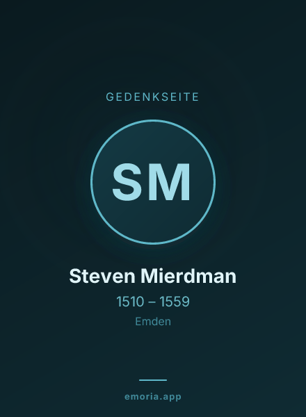 Gedenkportrait von Steven Mierdman