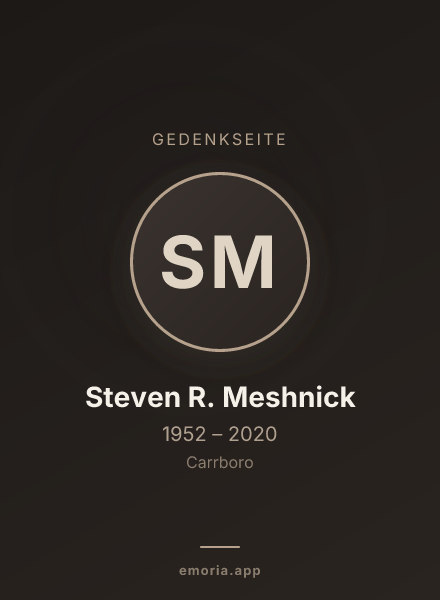 Gedenkportrait von Steven R. Meshnick