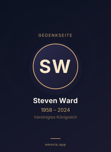 Gedenkportrait von Steven Ward