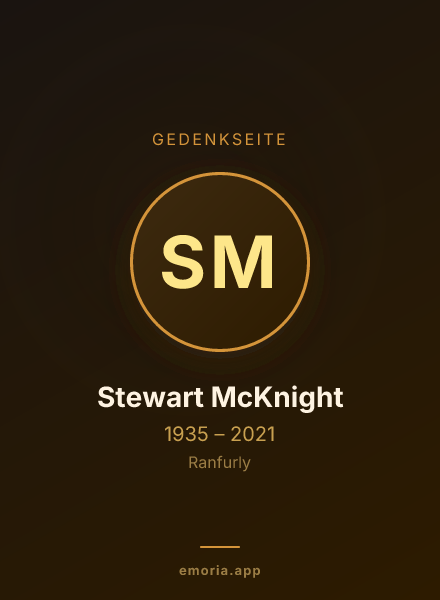 Gedenkportrait von Stewart McKnight
