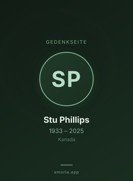 Gedenkportrait von Stu Phillips