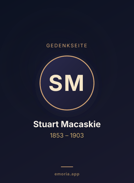 Gedenkportrait von Stuart Macaskie