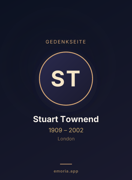 Gedenkportrait von Stuart Townend